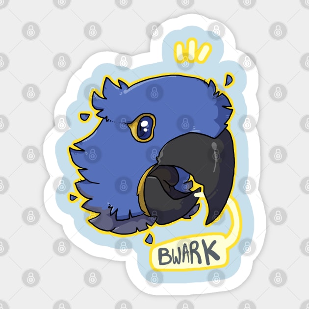 Bwark Sticker by goccart